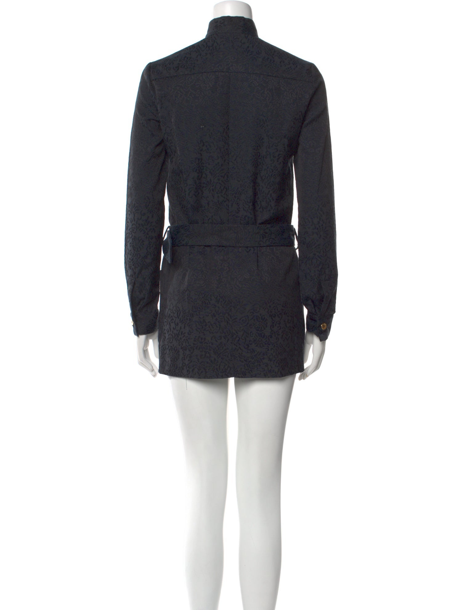 Pierre Balmain Mock Neck Mini Dress